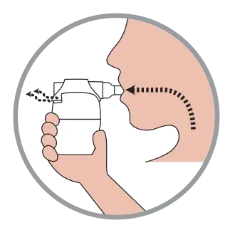 STEP 3: EXHALE — slowly, steady,  rmly