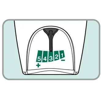 A higher resistance setting doesn’t necessarily make your treatment more e ective. Changes should be made slowly.