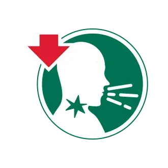 Reduces coughing icon