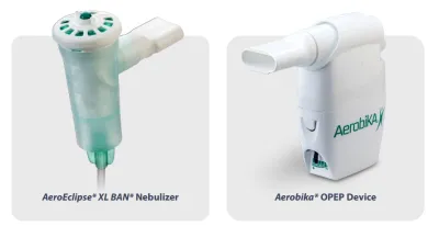 AeroEclipse* XL BAN* Nebulizer and Aerobika* OPEP Device