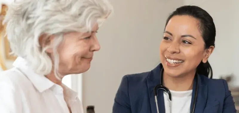 doctor meeting with patient