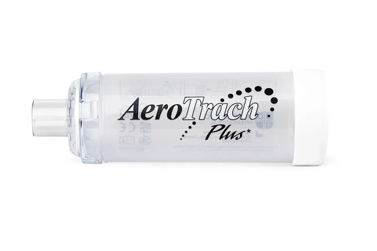 AeroTrach Plus horizontal view from the left 