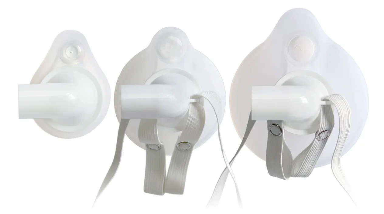 ComfortSeal Mask with Elbow and strap, available in 3 sizes
