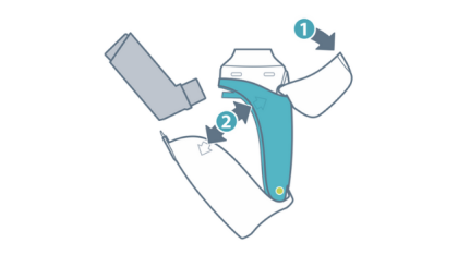 AeroChamber 2Go Chamber illustration