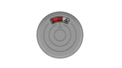 AeroCount Dose Counter viewed from the top