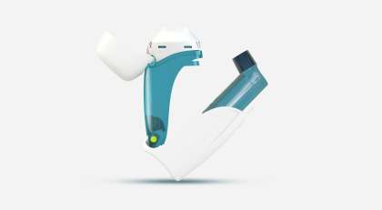 AeroChamber 2Go Chamber with inhaler
