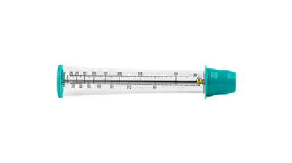 Truzone peak flow meter viewed horizontally