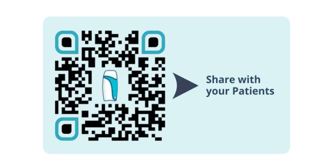 QR Code for HCP to Patient Resources