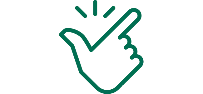 icon of hand snapping