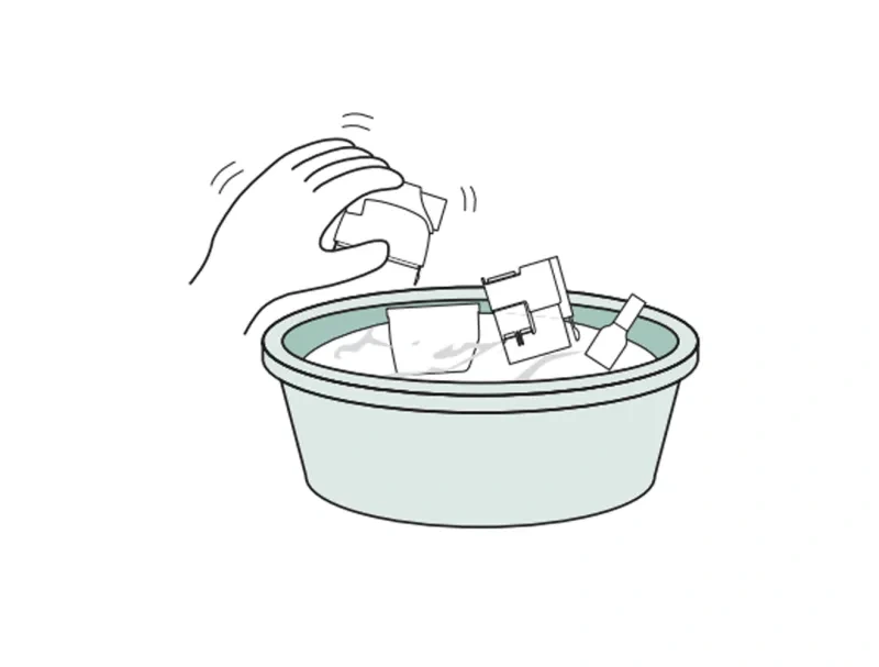 how to wash step 2