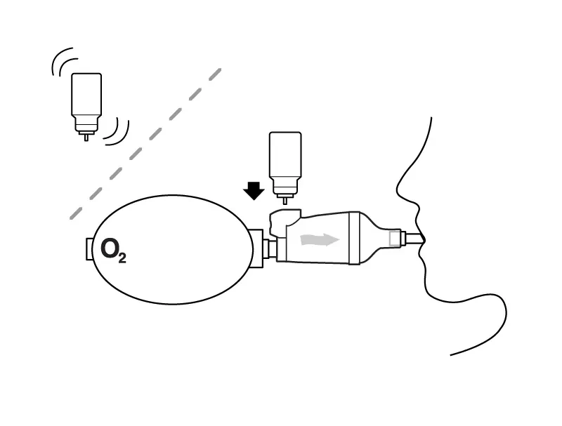 AeroChamber Mini with Resuscitation Bag IFU Step 4