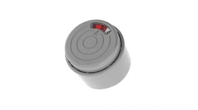 AeroCount Dose Counter viewed on an angle