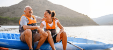 Father and Daughter on a Row Boat