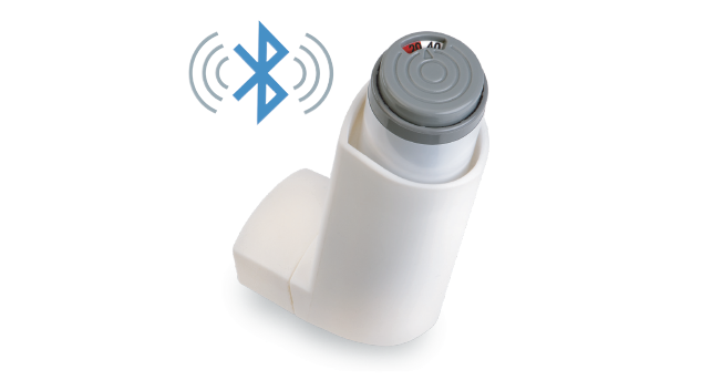 aerocount etmai smart dose counter with bluetooth icon