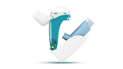 AeroChamber 2Go Chamber with inhaler