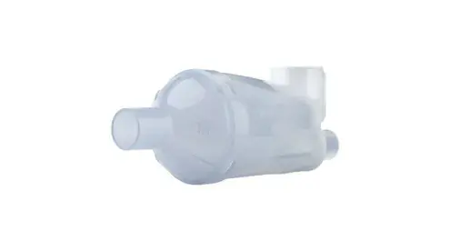 AeroChamber Mini angled horizontal view from the left